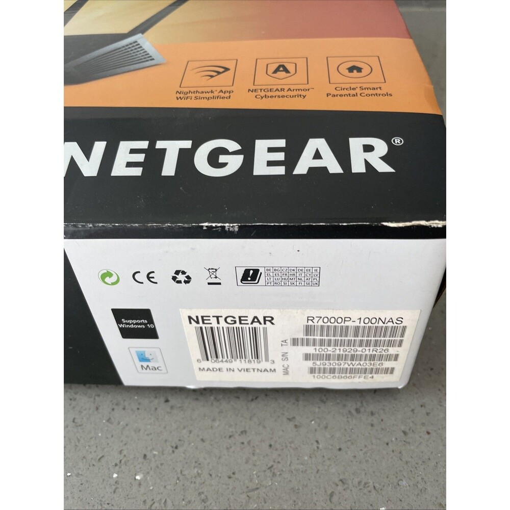 NETGEAR Nighthawk AC2300 R7000P Smart WiFi Router MU-MIMO complete tested - Picture 2 of 10